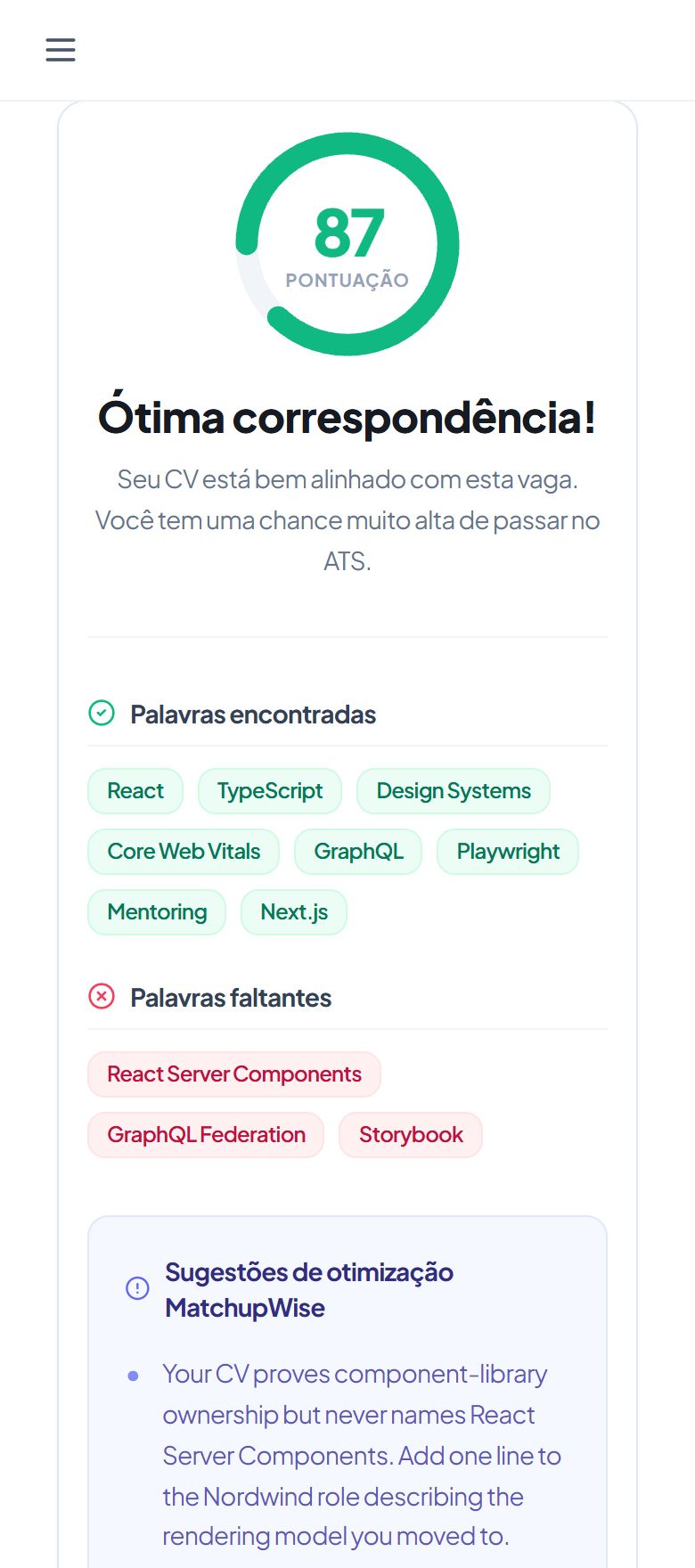 Analisador ATS